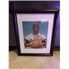 Image 1 : Framed Frank Robinson signed print certified by West Coast Authentics - approx. 15 1/2in x 12 1/2in