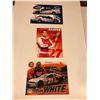Image 1 : Group of 3 NASCAR racers signed photo cards - Jason White/ Andrew Ranger & Kerry Micks/ Mark Dilley 
