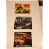 Image 1 : Group of 3 NASCAR racers signed photo cards - Dexter Stacey/ Jason Hathaway & Martin Roy - approx. 9