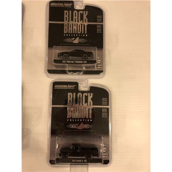 Group of 8 NEW Greenlight Collectibles Black Bandit Collection die-cast cars