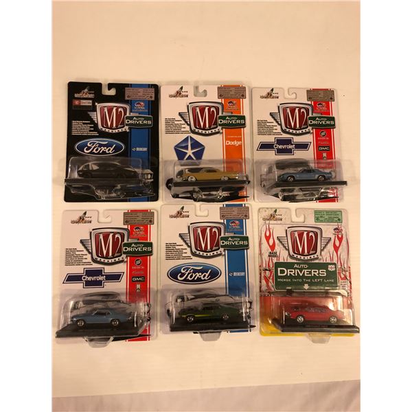 Group of 6 NEW collectible Castline M2 Machines die-cast cars