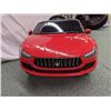 Image 2 : Red Maserati kids electric toy car w/ remote control & charger