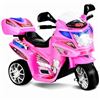 Image 1 : Pink 6V 3 wheel kids ride-on electric motor cycle - TY327423PI (assembly required)