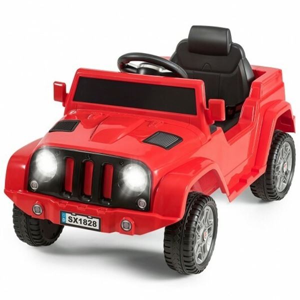 Red battery powered kids ride-on car w/ remote control - TY327073RE (assembly required)