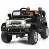 Image 1 : Black 12V kids ride-on truck w/ mp3 & LED lights - TY327690BK