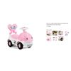 Image 1 : Pink 3-in-1 baby walker sliding pushing cart toddler ride-on car w/ sound - TY578067PI
