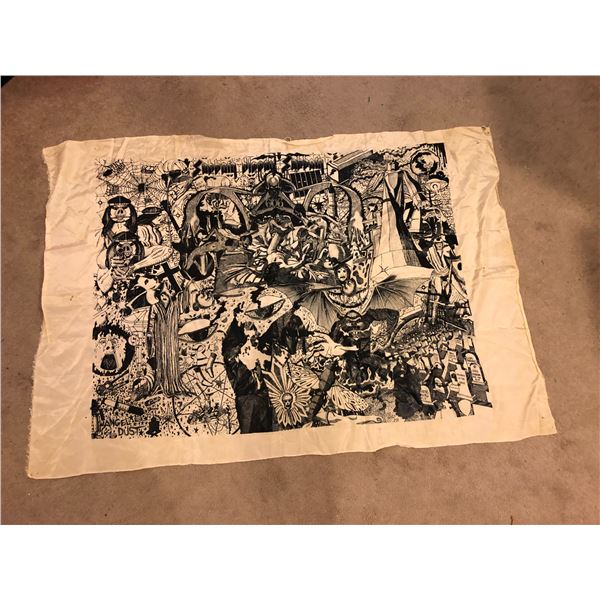 Ozzie Osbourn Silk Screen Print (37"x 52") and a Jack Osbourn 12" Doll.