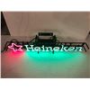 Image 2 : Brand New - Heineken Beer Advertising  NEON Light Sign (32" x 5")