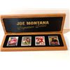 Image 1 : Joe Montana Signature Series limited edition #179/1000 porcelain collector's cards - comes w/ COA