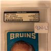 Image 2 : PSA #70 1964 TOPPS Milt Schmidt signed card (signed in 1961)