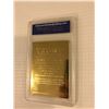 Image 3 : Donald Trump 2020 Keep America Great 23 Karat Gold card - 2019 Merrick Mint graded GEM MT 10 by WCG