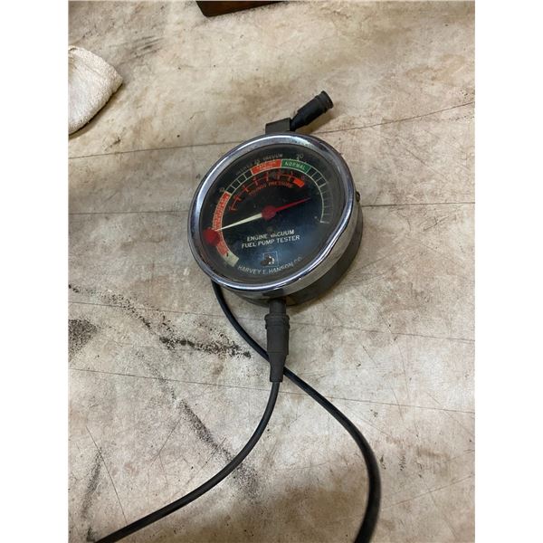 Engine vacuum fuel pump tester