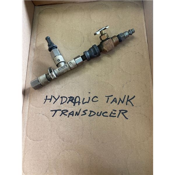 Hydraulic tank transducer