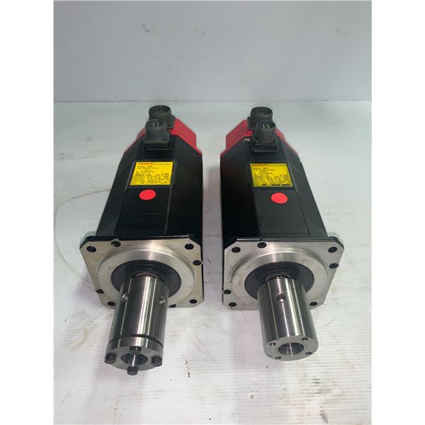 (2) Fanuc #A06B-0314-B032 AC Servo Motors