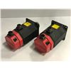 Image 2 : (2) Fanuc #A06B-0347-B256 AC Servo Motor