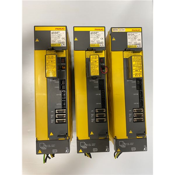 (3) Fanuc #A06B-6124-H209 Servo Amplifier Module