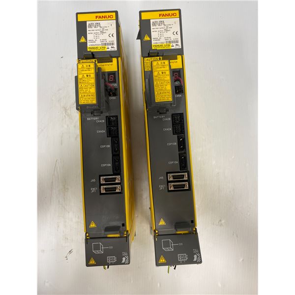 (2) Fanuc # A06B-6124-H102 Servo Amplifier Modules