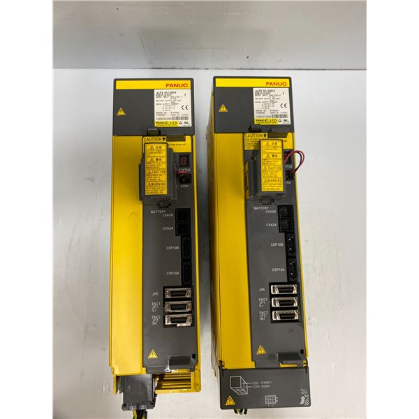 (2) Fanuc # A06B-6124-H207 Servo Amplifier Modules