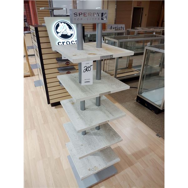 LARGE SPERRY WOODEN FLOOR DISPLAY