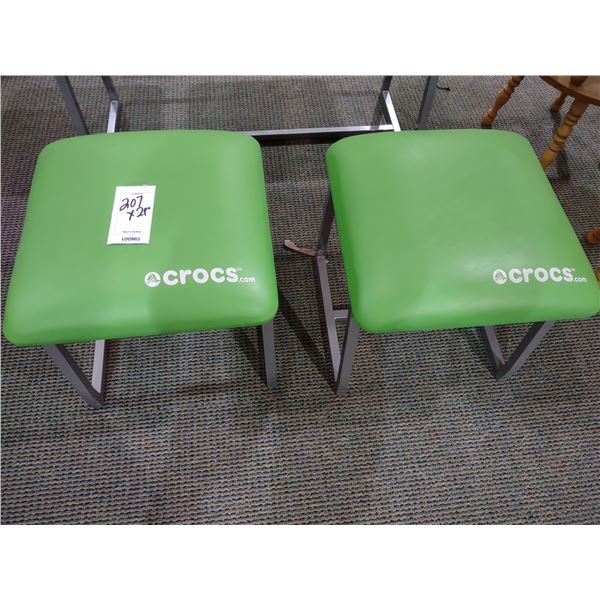 CROCS ADVERTISING SINGLE STOOLS (X2)