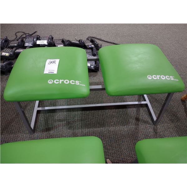 CROCS DOUBLE SEATED ADVERTISING STOOL
