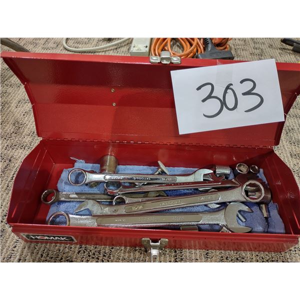 HOMAK TOOLBOX W/ TOOLS