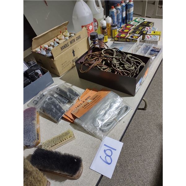 TABLE LOT OF NEW AND PARTIAL ITEMS FROM REPAIR CENTER