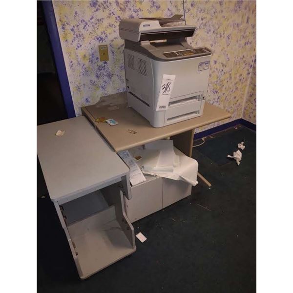 COPIER AND FURNITURE LOT