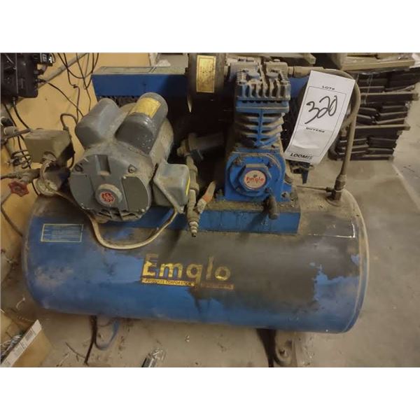 EMGLO AIR COMPRESSOR, RUNS GREAT