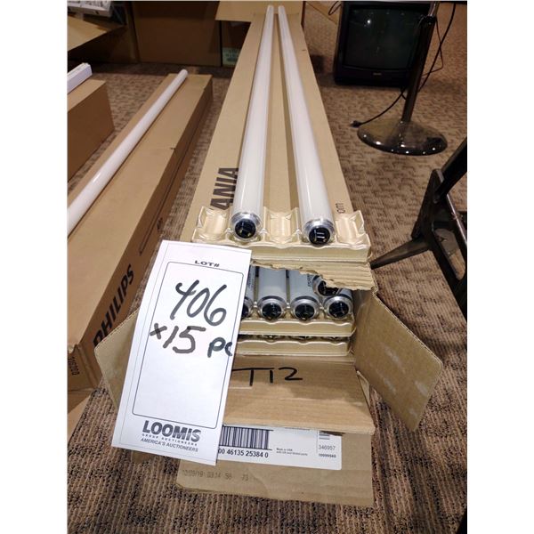 NEW SYLVANIA 100 WATT COOL WHITE T12 FLUORESCENT TUBE LIGHT (X15)