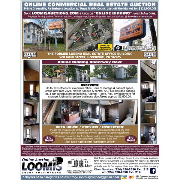 ATTENTION BIDDERS / TERMS AND CONDITIONS