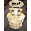 Image 1 : EARTH WOOD DISPLAY, 20" W X 36" H