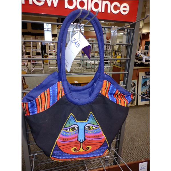 NEW LAUREL BURCH HANDBAG CAT DESIGN