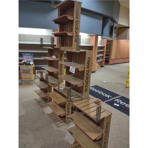 NEW BALANCE WOOD SHELVING (X4)