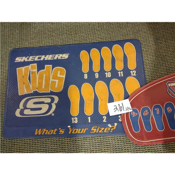 SKETCHER & K SWISS KIDS SIZE MATS