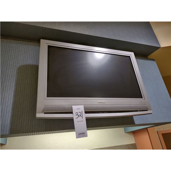 SYLVANIA WALL MOUNTED TV, WORKS
