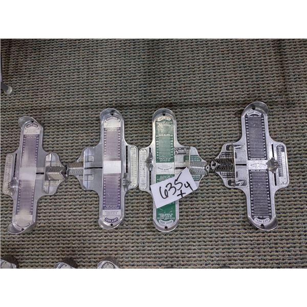 THE BRANNOCK DEVICE FOOT MEASURING TOOL (X2)
