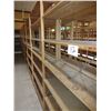 Image 1 : LUNDIA APPROX 54 RUNNING FEET WOOD SHELVING / 18 UPRIGHTS