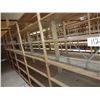 Image 2 : LUNDIA APPROX 54 RUNNING FEET WOOD SHELVING / 18 UPRIGHTS