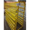 Image 1 : NEW OR LIKE-NEW POWDER COATED METAL SHOE RACK, YELLOW, COST APPROX $500.00 EA. NEW (X2)