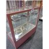 Image 1 : 45" GLASS SHOWCASE, MAUVE