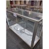 Image 1 : 5 FT ELECTRIC LIGHT UP GLASS RETAIL DISPLAY UNIT