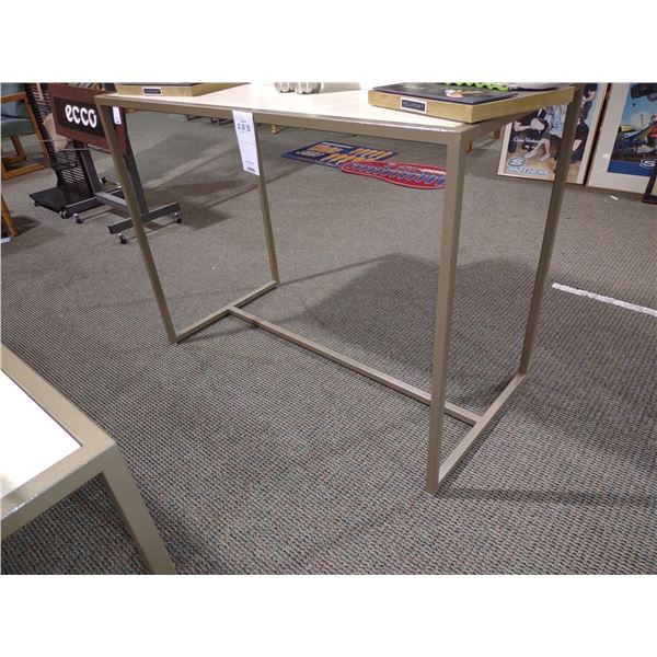 METAL TABLE, 48"L X 24"W X 36"H, AKA LOT 233