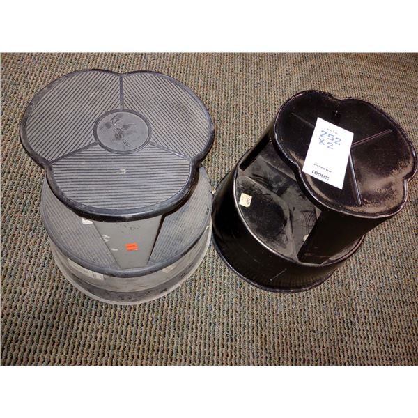 CRAMER KIK-STEP METAL STEP STOOLS, 14" HIGH, AKA LOT 252 (X2)