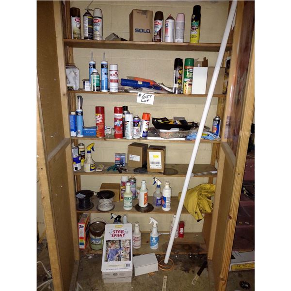CABINET CONTENTS SUPPLY LOT, ALL GOOD PRODUCT
