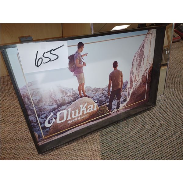 OLUKAI FRAMED ADVERTISING POSTER
