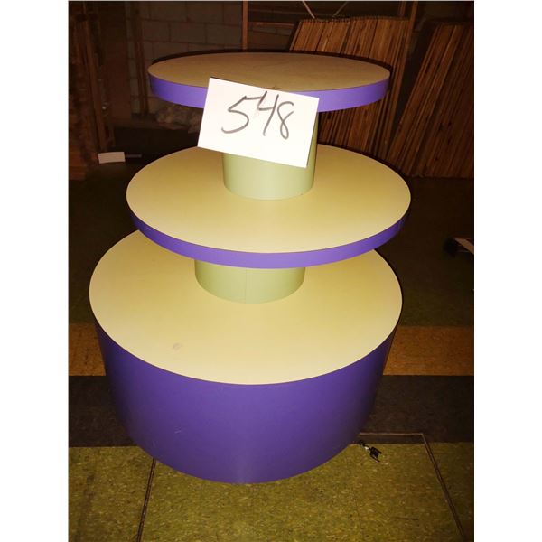 3 TIER FLOOR DISPLAY