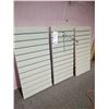 Image 1 : LOT OF 3 SLAT WALL PANELS