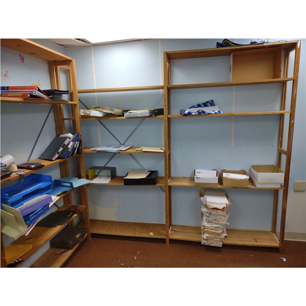 OFFICE SUPPLY ROOM LOT, INCLUDING SHELVING
