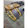Image 6 : BUNDLE LOT: Assorted Shoe Fitting Stools (9)